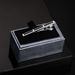 Men's Business Tie Clip Fashion French Shirt Uniform Tie Clip Iron Black Enamel Tie Clip_ipsvogv.com
