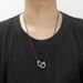 Men's Jewelry Retro PUT DOWN Engraved Faith Letters Handcuffs Necklace Couple Sweater Chain_ipsvogv.com