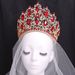 Bridal Hair Accessory WeddingWedding Crystal Grand Tiara Luxury Forest Leaf Set Rhinestone Bridal Tiara_ipsvogv.com