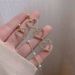 Light Luxury Heart Shaped Diamond Earrings, Long Tassel Pearl Earrings, Ear Studs, Idol Style_ipsvogv.com