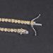 New S925 Sterling Silver Diamond Tennis Chain 3/4/5mm Bracelet Ins Style Fresh Yellow Moissanite Bracelet_ipsvogv.com