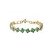 New High-end, Fashionable And Simple Bracelet, Niche, Light , Versatile, Zircon Hand Decoration, Emerald Green_ipsvogv.com