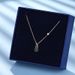 Black Feather Necklace For Women Lightweight Small Size Element Anti Crystal Clavicle Necklace_ipsvogv.com