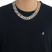 Men’s Jewelry Set Fashion Necklace Hip Hop 20MM Diamond Three Color Rose Gold Miami Bar Cuban Chain Hip Hop Men's Necklace_ipsvogv.com