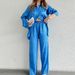 Women's Clothing two-piece high-end long-sleeved loose leopard print spring fashion casual _ipsvogv.com