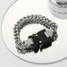 Jewelry High Street Functional Style Double Layer Cuban Chain Men And Women Titanium Steel Short Retro Necklace Bracelet_ipsvogv.com
