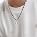 Four Leaf Clover Cross Colored Mother Of Pearl Pendant Autumn And Winter Unisex Simple High End Titanium Steel Sweater Necklace_ipsvogv.com