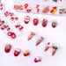3 Boxes 36 Grids New Cute Mini Cartoon Christmas Deer Collection Nail Parts Accessories Kawaii DIY Nail Art Decoration_ipsvogv.com