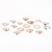 Fashionable And Personalized Diamond Pearl Pentagram Arrow Shaped Eye Opening 16 Piece Set Ring_ipsvogv.com