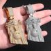 Men's Jewelry Hip Hop Full Diamond T Square Zircon Statue Pendant High End Personality Jewelry Necklace Men's Pendant_ipsvogv.com