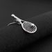 New Badminton Trendy Hip-Hop Long Versatile Men's Sweater Chain Tennis Racket Necklace Accessories_ipsvogv.com