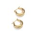 Fashion simple earrings female personality temperament circle round ear clip earrings_ipsvogv.com