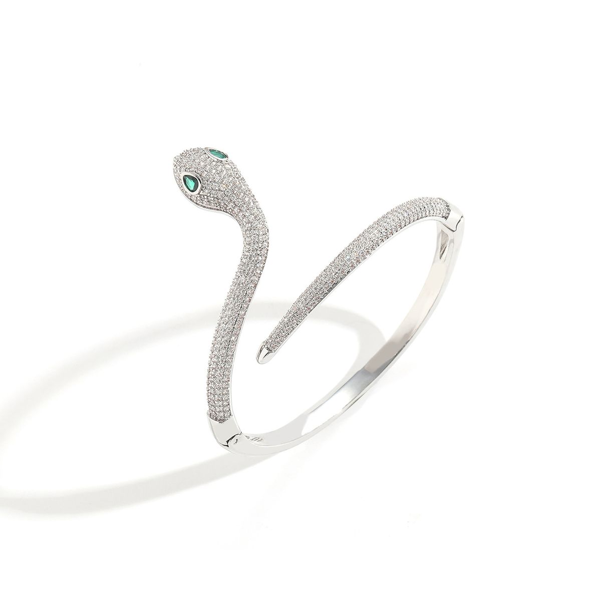 Unisex Ins New Snake Bracelet Hip Hop Micro Inlaid Zircon Niche Ladies Design High End Bracelet Trendy Brand Accessories_ipsvogv.com