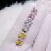 Exquisite And Versatile Daily Temperament Simple And Fashionable Zircon Micro Inlaid Colored Gemstone Square Earrings_ipsvogv.com