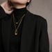 Advanced Sweater Chain 2024 New Trendy Autumn And Winter Jewelry Long Titanium Steel Necklace Decoration_ipsvogv.com