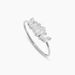 Ins style simple rectangular zircon ring female can be stacked temperament simulation diamond thin ring_ipsvogv.com