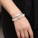 Ladies OL Fashion Bracelet With Gold Plated And Inlaid Zircon Lucky Bracelet, Colorful Octagonal Star Natural Stone_ipsvogv.com