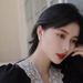 Light luxury high-grade sense of temperament swan zircon pearl earrings simple personality earrings female_ipsvogv.com