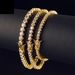Men's Jewelry Popular Hip Hop Tennis Chain Single Row Copper Micro Inlaid Zircon Bracelet 3mm4mm5mmTennis Chain_ipsvogv.com