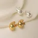Stud Bottega Earrings Gold Hoop Women Italy Hollow Stainless Steel Hypoallergenic Plated Tear Drop Waterdrop Earring For_ipsvogv.com