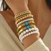 Women’s Jewelry Set Fashion Bracelet Set Female Hand Woven Pearl Design Bracelet Female Geometric Multi Piece Set Beaded Hand Jewelry_ipsvogv.com