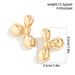 Jewelry Fashion Metal Flower Spiral For Women Simple And Irregular Texture Wings Earrings_ipsvogv.com
