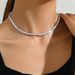 Fashionable luxurious American long necklace with female personality, diamond arrangement, niche design, collarbone_ipsvogv.com