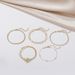 New Combination Fashionable And Minimalist Point Diamond Adjustable 5-piece Set Bracelet_ipsvogv.com