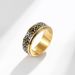 Celtic knot stainless steel rotating ring ring to relieve anxiety wedding engagement couple ring_ipsvogv.com