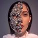 Exaggerated masquerade mask personality holiday party performance rhinestone mask women mask_ipsvogv.com