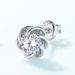 Rose Moissanite Earrings For Women S925 Silver Inlaid With Brilliant Moissanite Earrings Simple And Fashionable_ipsvogv.com