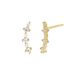 Women's Jewelry S925 Sterling Silver Shooting Star Earrings Shiny Mini Earrings Basic Versatile Row Diamond Small Earrings_ipsvogv.com
