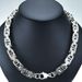 Heavy Men's 10mm Width Stainless Steel Original Color Solid Chain Necklace_ipsvogv.com