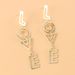Women’s Jewelry Set Fashion Retro Style LOVE Letter Earrings For Women Personality Fashion Gold Earrings_ipsvogv.com
