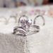 Caoshi Luxury Crown Valentine's Day New Micro Inlaid V-shaped Love Ring Kwai Live Online_ipsvogv.com