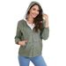 Women's Clothing new hooded solid color windbreaker women's long sleeve spring and autumn thin jacket casual women's clothing_ipsvogv.com
