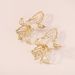 E10850 Exaggerated Light Luxury Hollow Tulip Geometric ZA Personalized Stereoscopic Style Earrings_ipsvogv.com