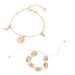 Ethnic Fashion Minimalist Footwear Bohemian Style Beach Map Shell Personalized Feet Chain Women's 2-piece Set_ipsvogv.com