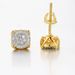 Hip Hop Personalized Thread for Couples Same Style Full Diamond Zircon Earrings Popular Ear Accessories_ipsvogv.com
