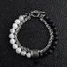 Titanium Steel Men's Tide Premium Feeling Frosted Bracelet 1pc Niche Tiger Eye Stone Men's Jewelry Bracelet_ipsvogv.com