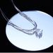 Women's Jewelry Water Drop Mirror Necklace Light Luxury Niche Design High End Sense Versatile Fashion Clavicle Necklace For Girlfriend_ipsvogv.com