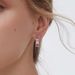 Brass With Real Gold Plating Fashionable And Colorful Zircon, Luxury U Shaped High End Ladies Earrings_ipsvogv.com