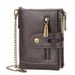New Men's Short Wallet European And American Business Double Zipper Zero Wallet Multiple Card Slots_ipsvogv.com