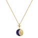 】 Star 【 Moon Mythical Light Luxury Charm Gorgeous Full Diamond Necklace Women's Versatile Clavicle Titanium Steel Chain 【 】_ipsvogv.com