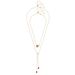 Double Layer Red Bean Ice Cream Water Drop Necklace Female Element Crystal Clavicle Chain_ipsvogv.com