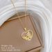 】 Love 【 Butterfly Light Luxury Charm Gorgeous Full Diamond Necklace Women's Versatile Clavicle Titanium Steel Chain 【 】_ipsvogv.com