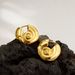 Unisex New Style Novel Design Unique Personality Plated Temperament Trendy Spiral Earrings_ipsvogv.com