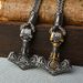 Hot Selling Titanium Viking Pendant Stainless Steel Thor Hammer Necklace, Men's Jewelry_ipsvogv.com
