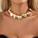 Ins Style Metal Texture Smooth Heart For Women's Fashion, Simple And Three-dimensional Heart-shaped Collarbone Necklace_ipsvogv.com