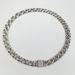 Unisex 14mm Diamond Shaped Flip Top Alloy Diamond Studded Men's Necklace Men's Hip Hop Style Cuban Chain_ipsvogv.com